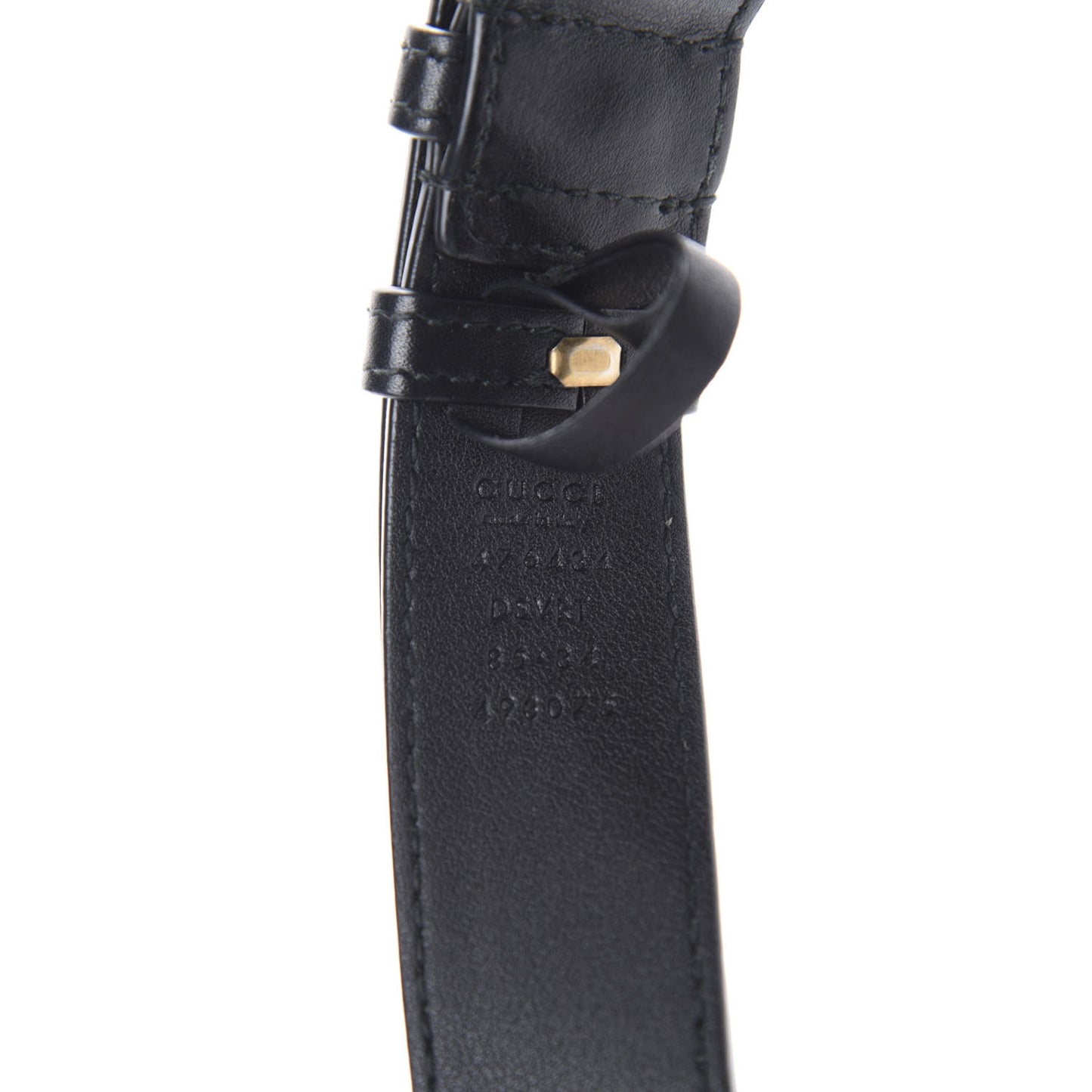 Calfskin Matelasse GG Marmont Belt Bag 85 34 Black