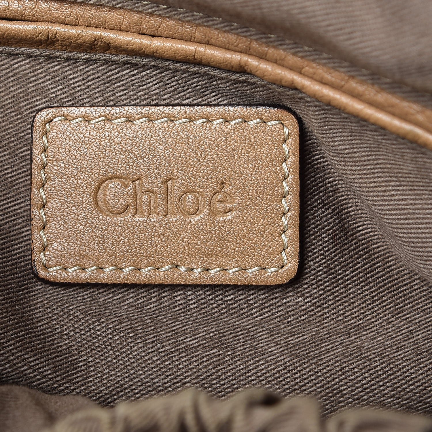 Chloe Calfskin Medium Marcie Satchel Sand Shell 7 of 11