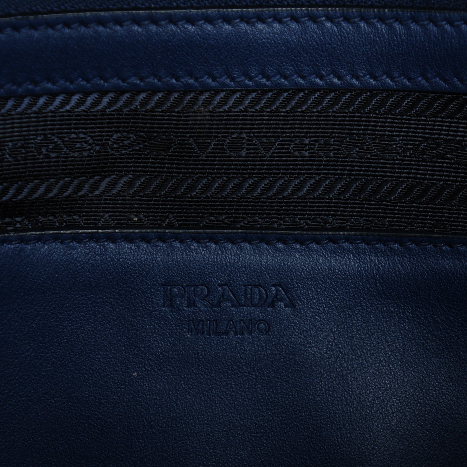Prada City Calf Sport Tote Bleuette 7 of 9
