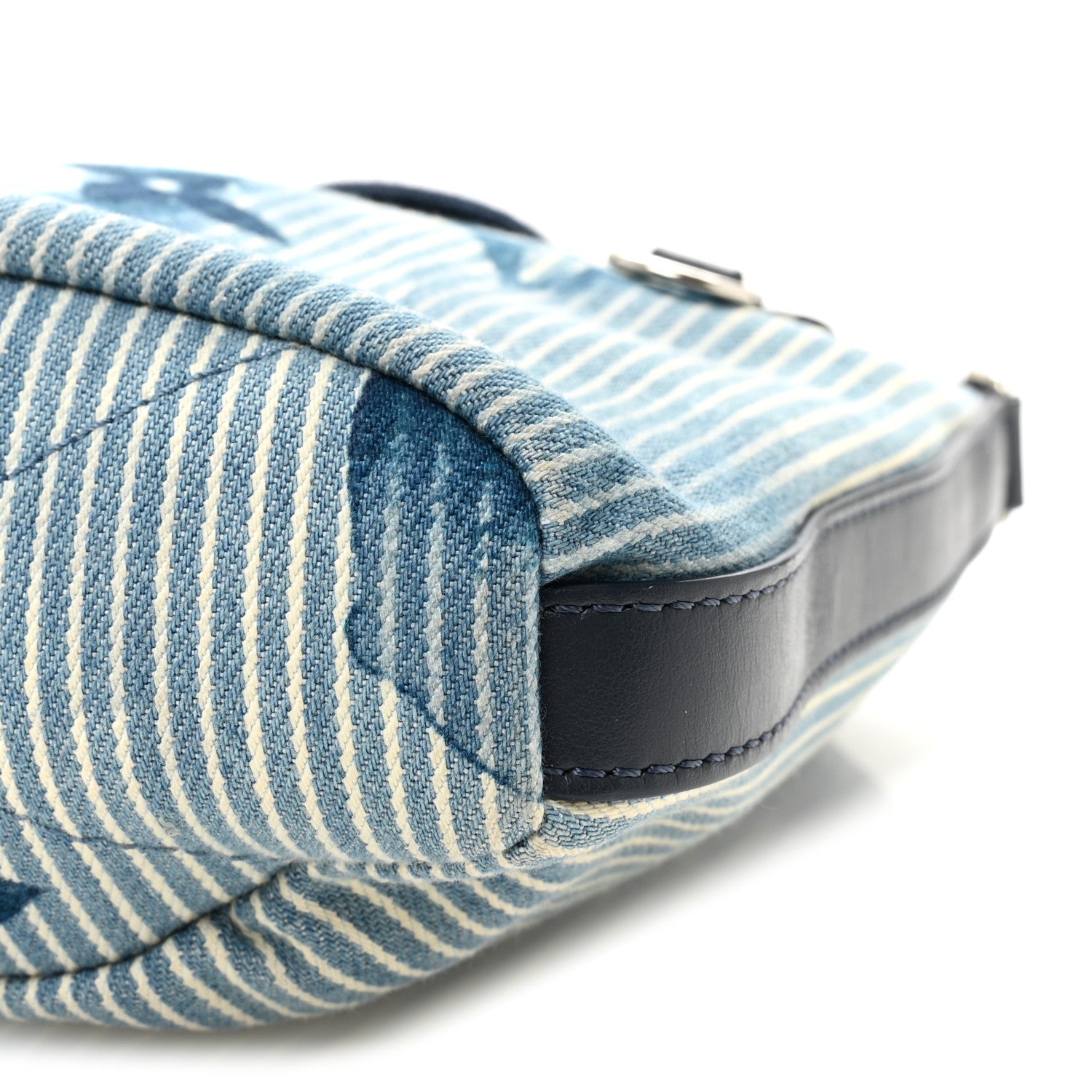 Louis Vuitton Hickory Stripes Denim Monogram Watercolor Sac Marin BB Blue 9 of 9