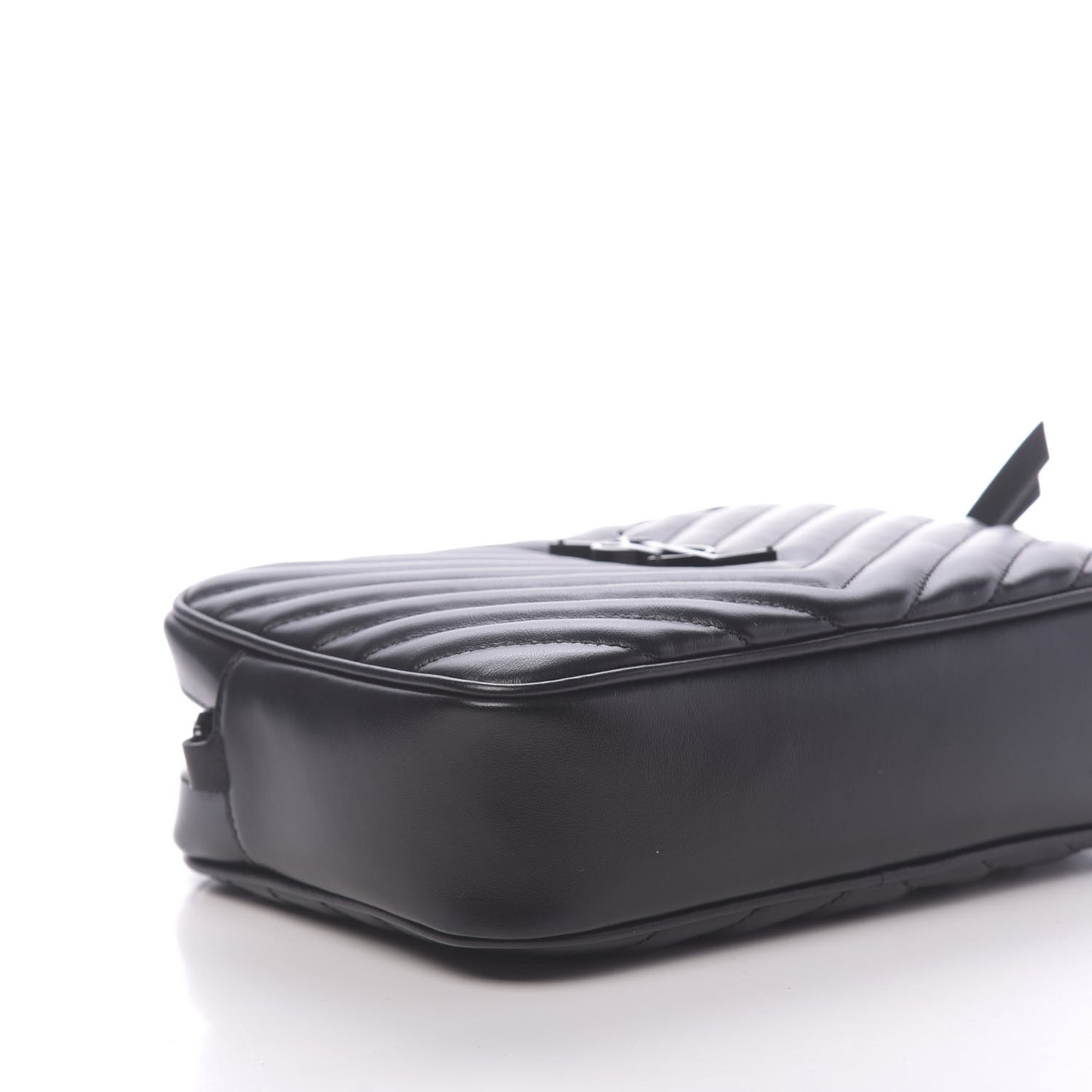 Calfskin Matelasse Monogram Lou Camera Bag Black