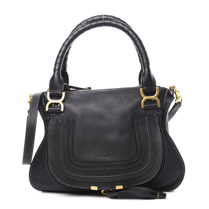 Chloe Calfskin Medium Marcie Satchel Black 1 of 9
