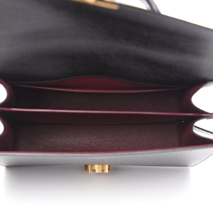 Saint Laurent Grain de Poudre Medium Classic Monogram Cassandra Top Handle Black Rouge Legion 4 of 8