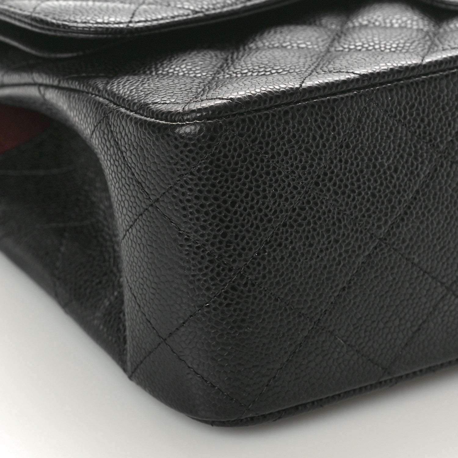Chanel Caviar Quilted Jumbo Double Flap Black 9 of 10