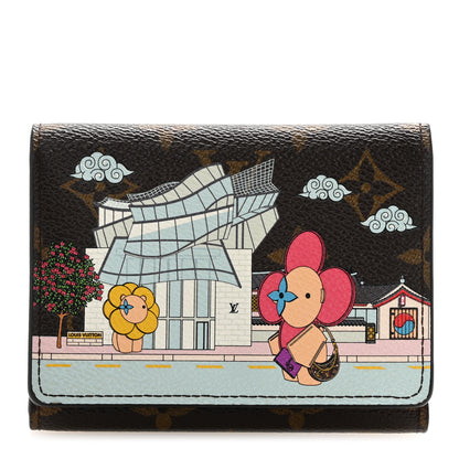 Louis Vuitton Monogram 2022 Christmas Animation Seoul Victorine Wallet Fuchsia Fuchsia 1 of 8