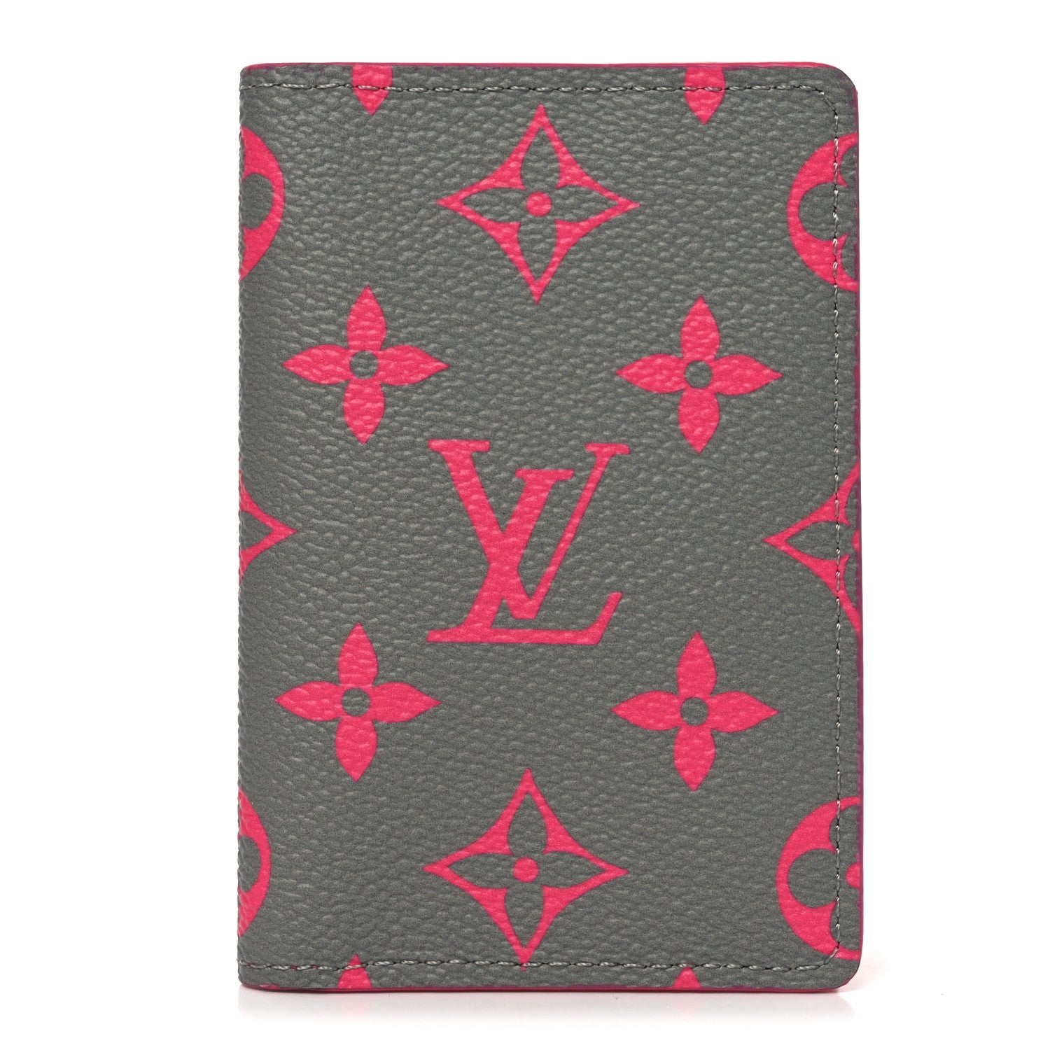 Louis Vuitton Taigarama Pocket Organizer NM Grey Pink 1 of 7