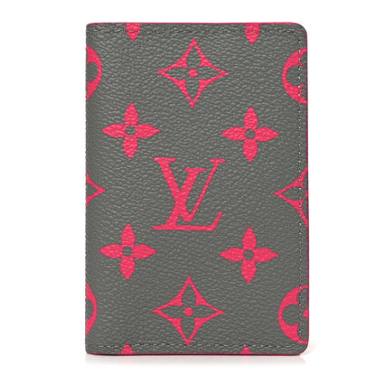 Louis Vuitton Taigarama Pocket Organizer NM Grey Pink 1 of 7