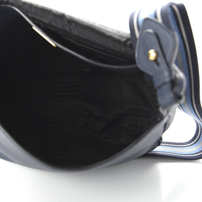 Prada Vitello Daino Logo Messenger Baltico 6 of 10