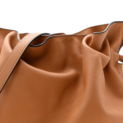Loewe Calfskin Mini Flamenco Knot Clutch Warm Desert 8 of 11