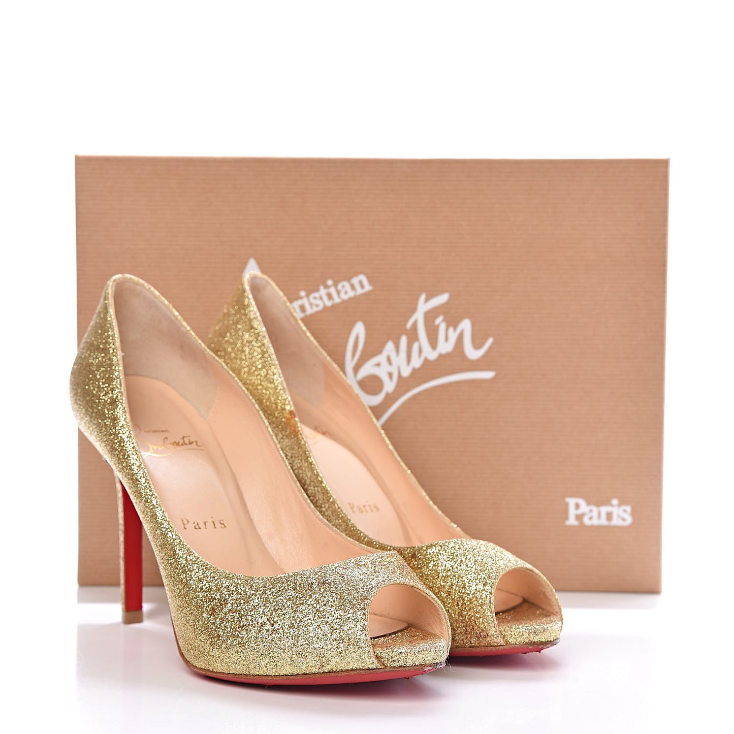 Mini Glitter Flo 100 Pumps 37.5 Gold