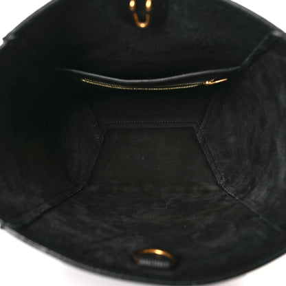 Celine Soft Grained Calfskin Small Sangle Bucket Bag Black 5 of 8