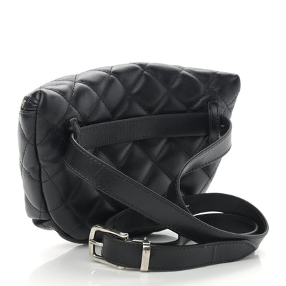 Chanel Calfskin Quilted Waist Belt Bag Black 4 of 16