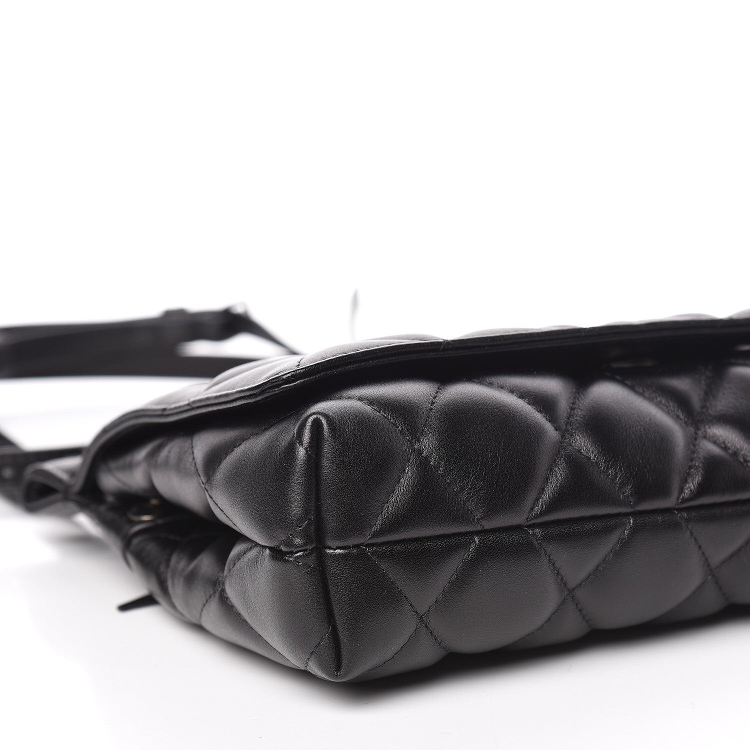 Balenciaga Nappa Calfskin Matelasse Medium B Logo Bag Black 9 of 12