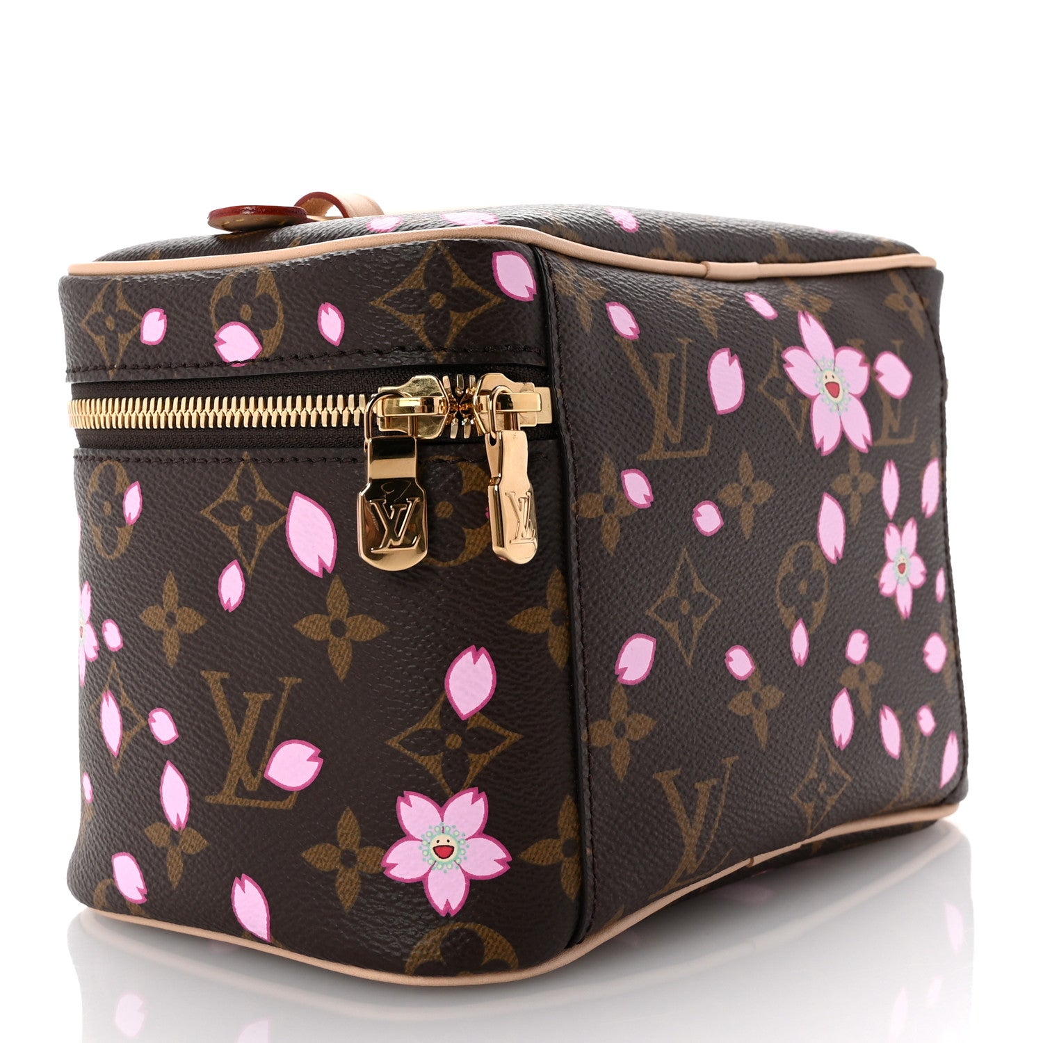 Louis Vuitton X TM Monogram Cherry Blossom Nice Mini Sakura Brown 3 of 6