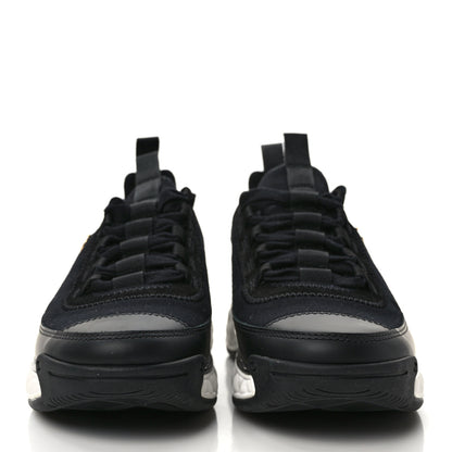 Chanel Velvet Calfskin Mixed Fibers CC Sneakers 37 Black 2 of 10
