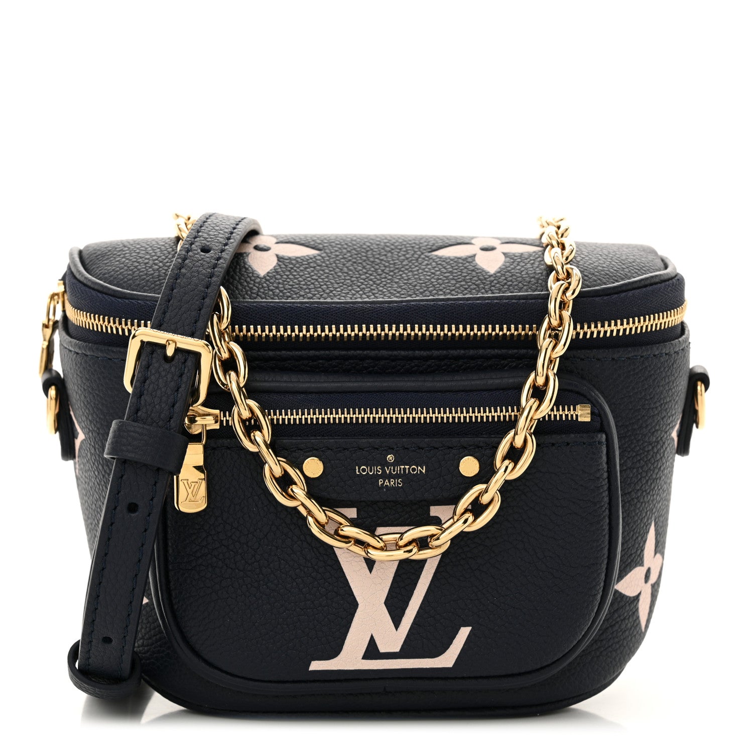 Louis Vuitton Empreinte Monogram Giant Mini By The Pool Bumbag Blue Beige 1 of 9
