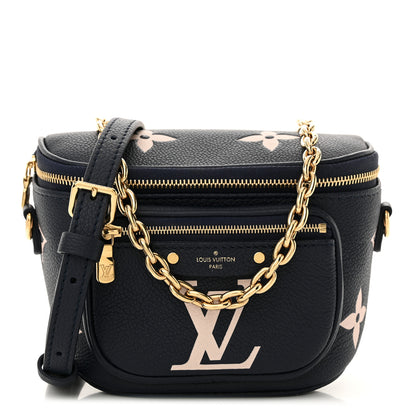 Louis Vuitton Empreinte Monogram Giant Mini By The Pool Bumbag Blue Beige 1 of 9