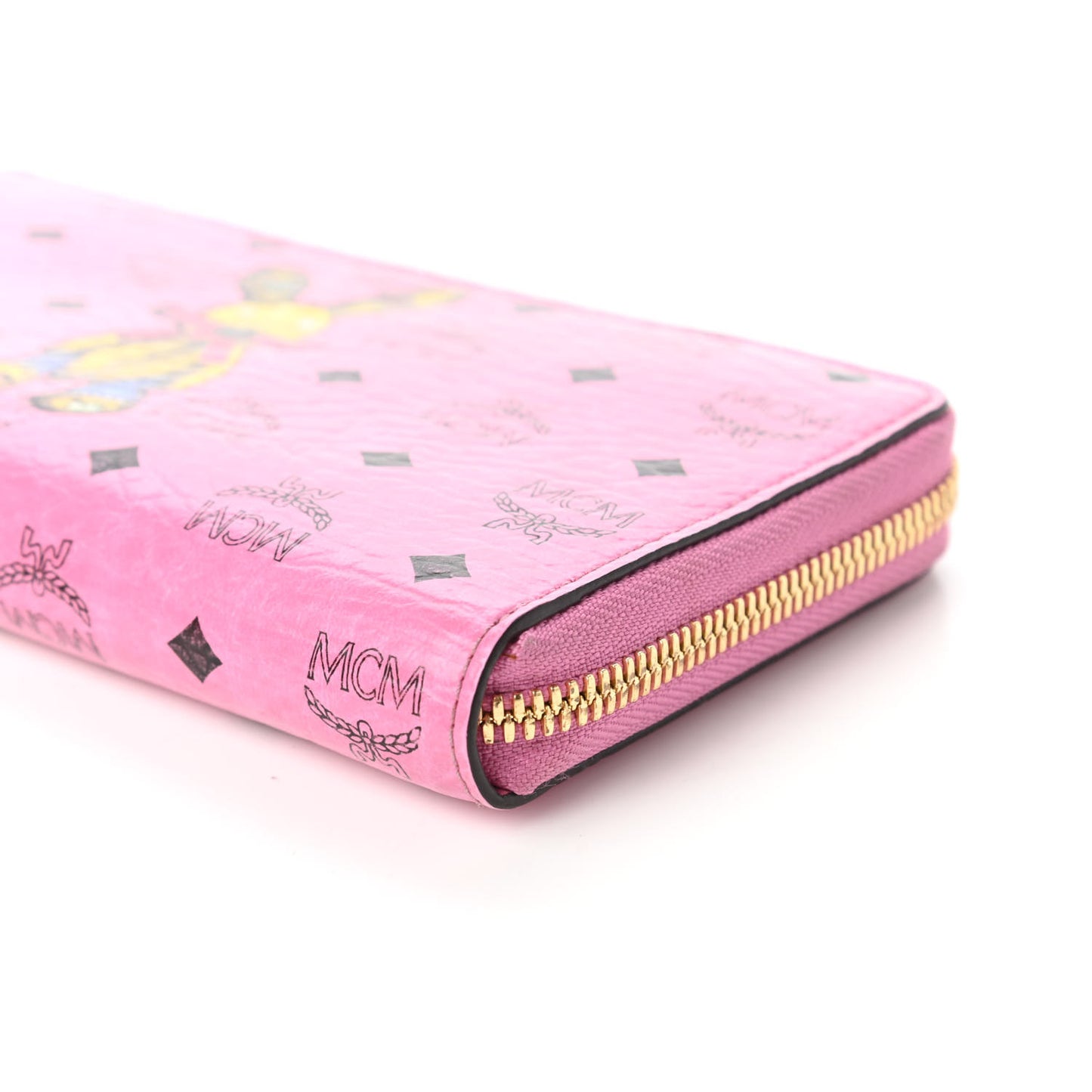Visetos Rabbit Zip Around Large Wallet Pink