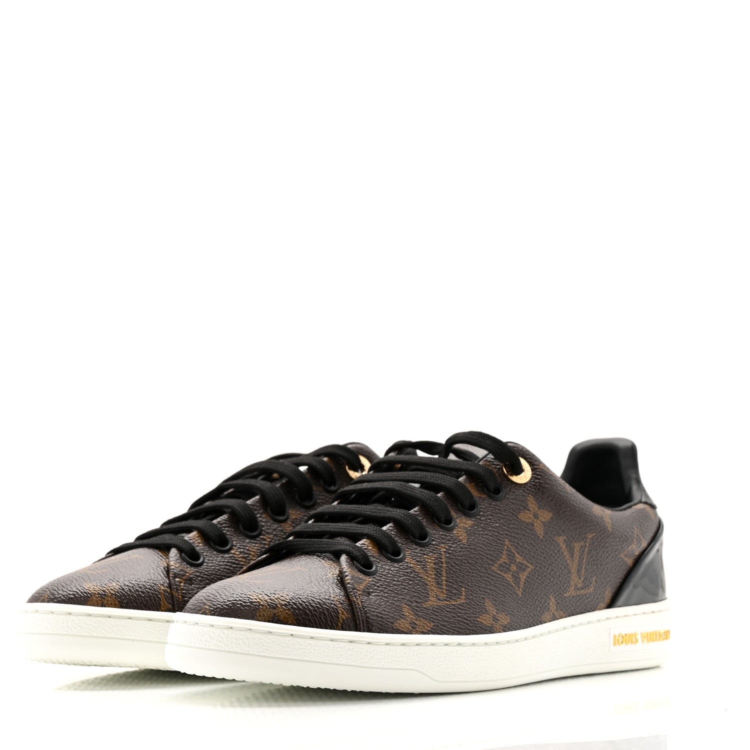 Louis Vuitton Patent Monogram Frontrow Sneakers 38 3 of 10