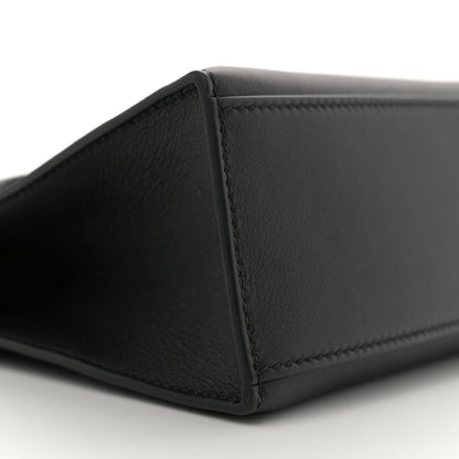 Hermes Swift Kelly Pochette Clutch Black 9 of 11
