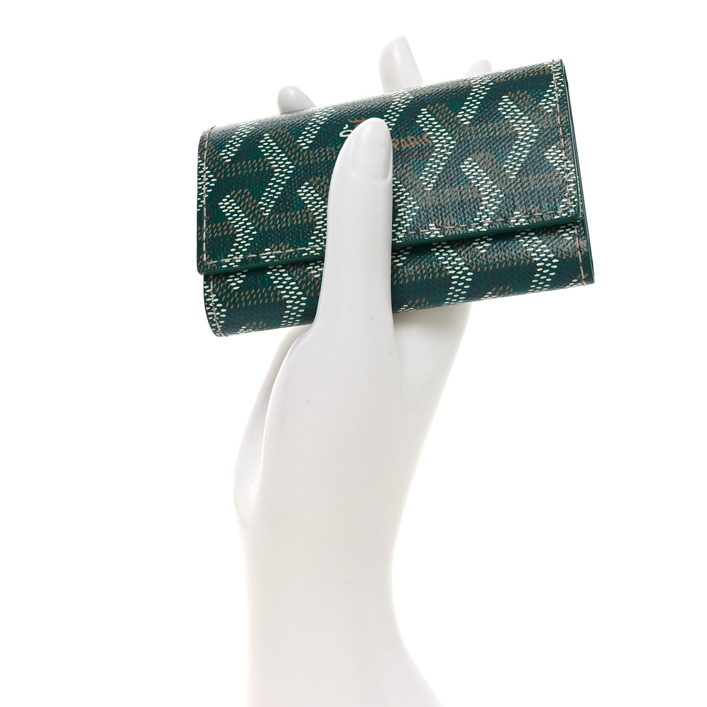 Goyardine Saint Michel 6 Key Holder Green