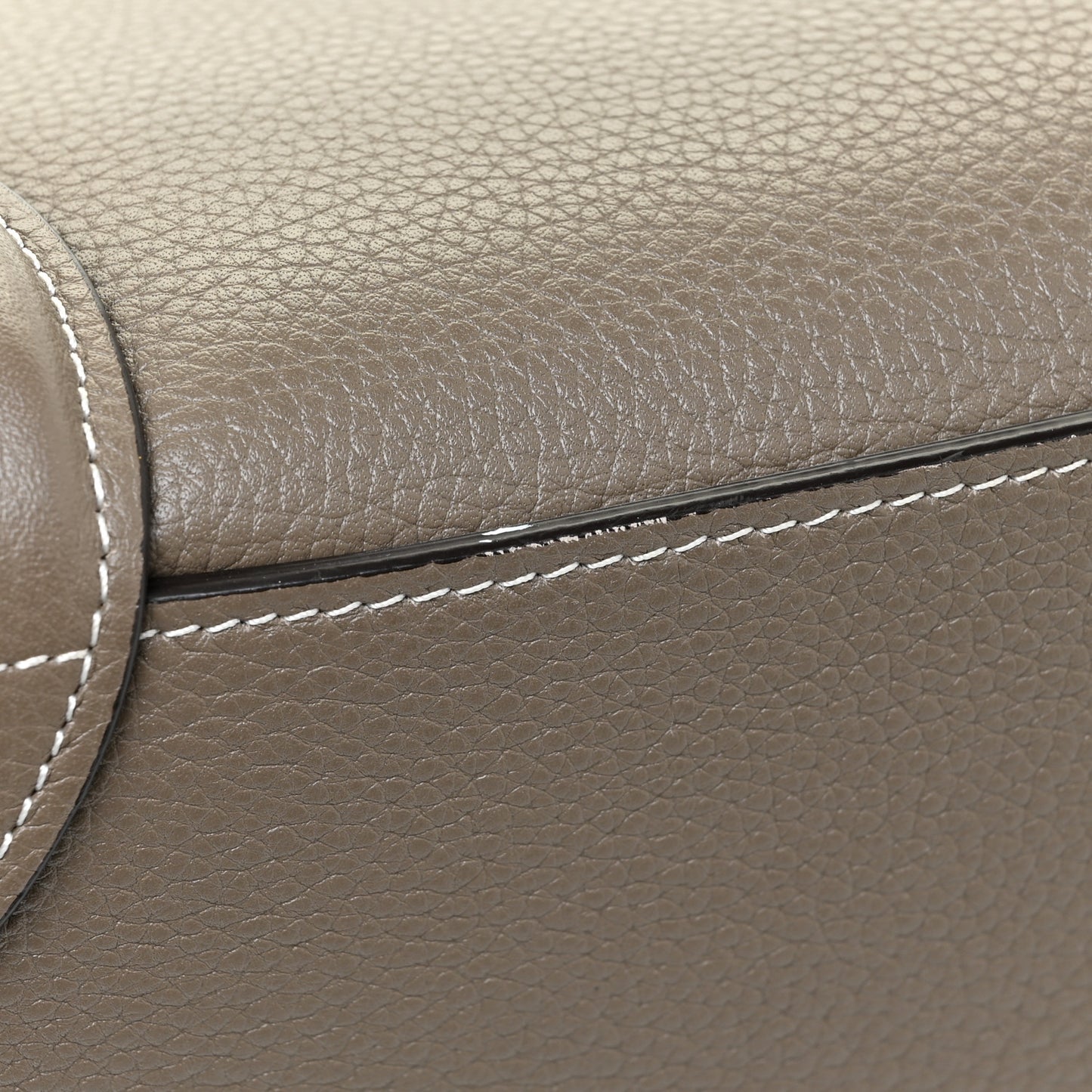 Drummed Calfskin Micro Luggage Souris