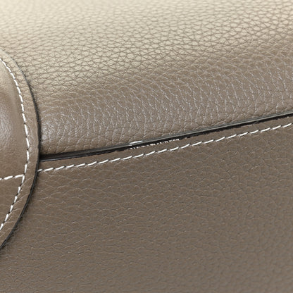 Celine Drummed Calfskin Micro Luggage Souris 15 of 17