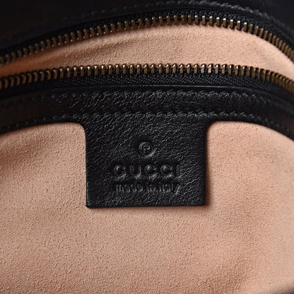 Gucci Calfskin Matelasse Studded Medium GG Marmont Shoulder Bag Black 6 of 12