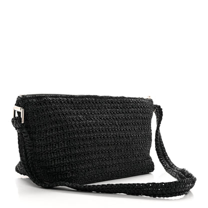 Saint Laurent Raffia Le Crossbody Black 3 of 13