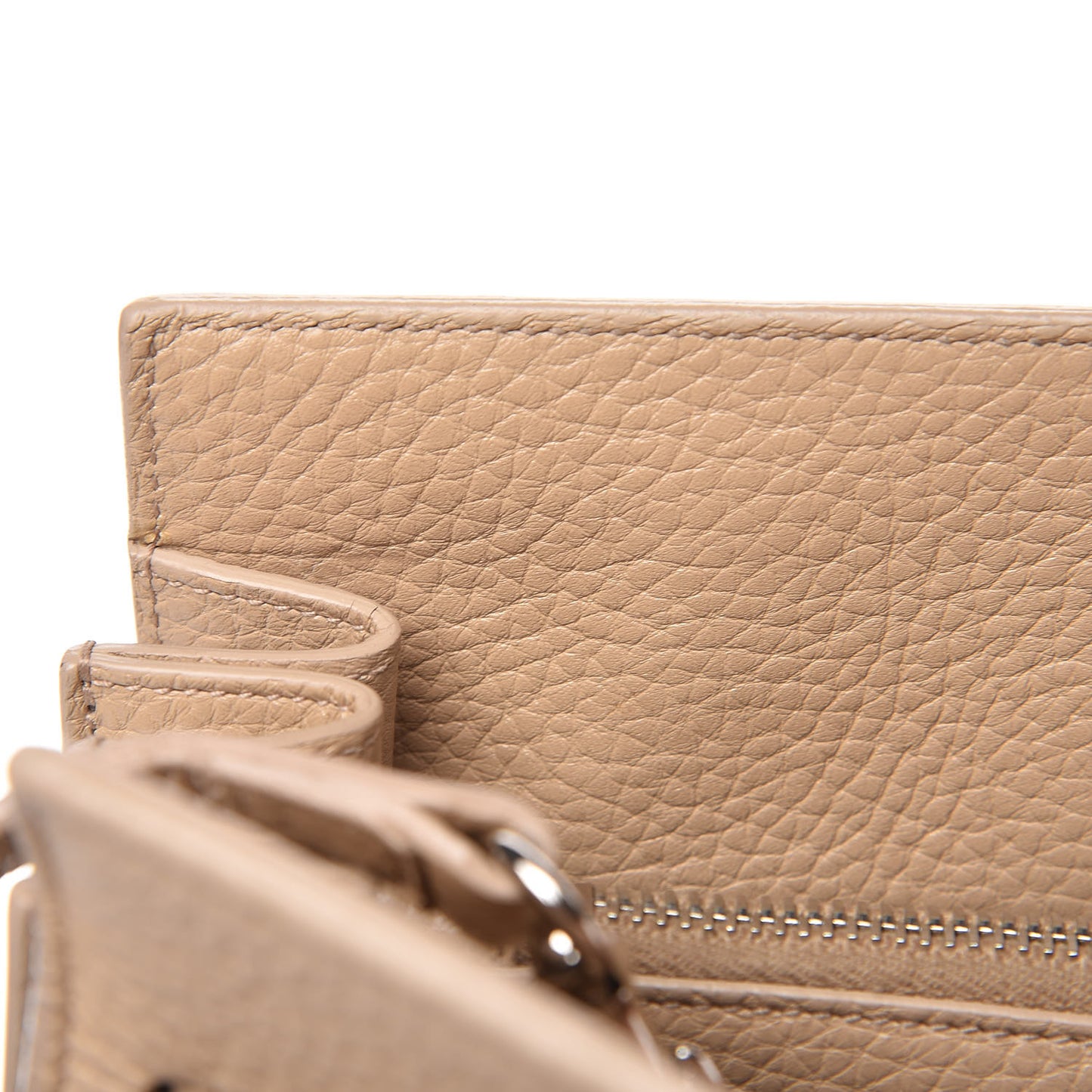 Grained Calfskin Small Sac De Jour Nude Powder