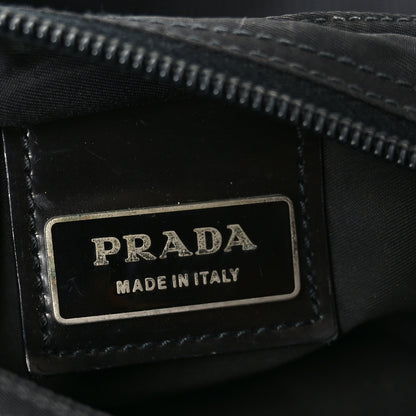 Prada Nylon Flat Messenger Bag Black 11 of 17