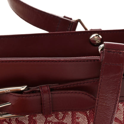 Christian Dior Calfskin Monogram Jeans Pocket Tote Red 16 of 17