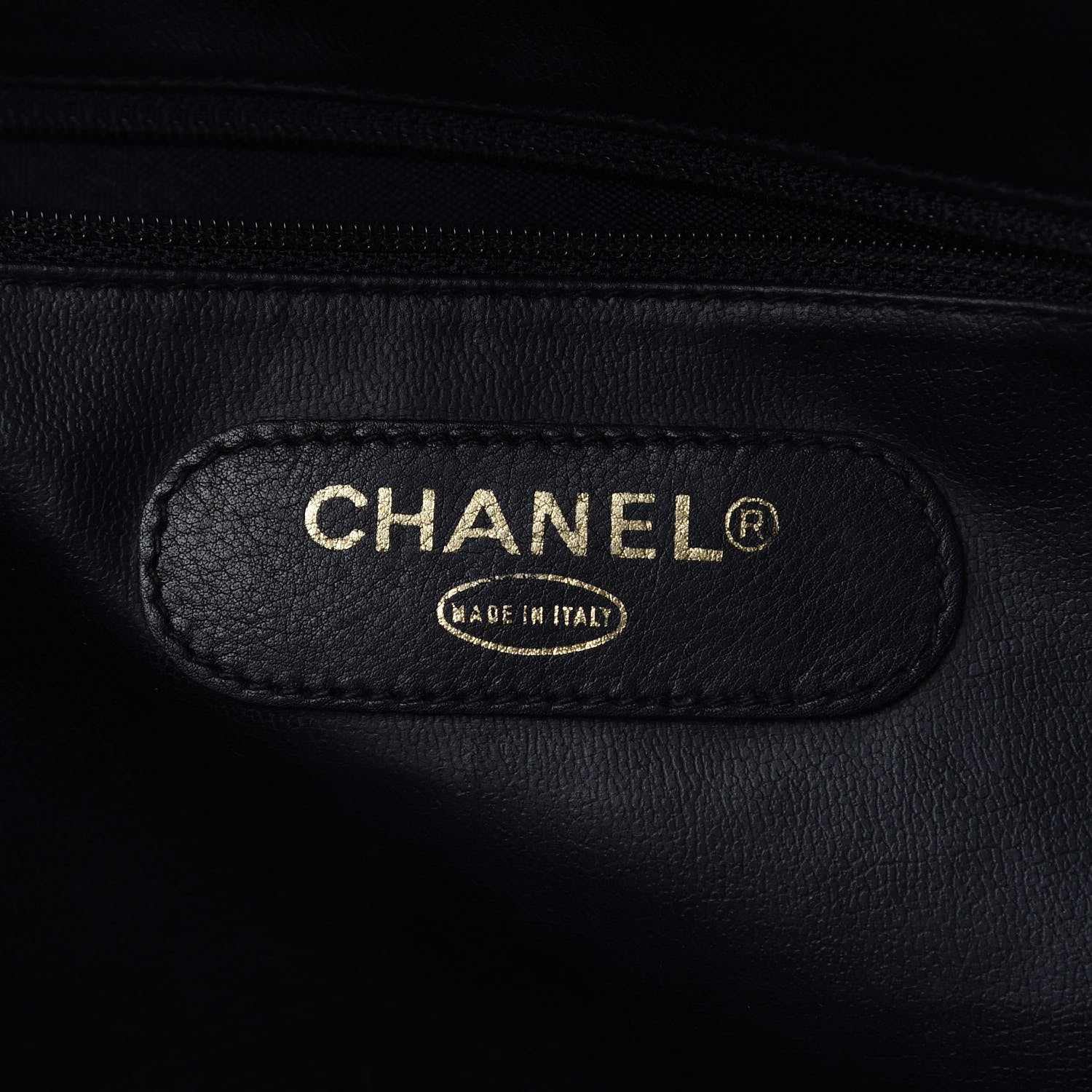 Chanel Calfskin Stitched XL Weekender Black 7 of 8