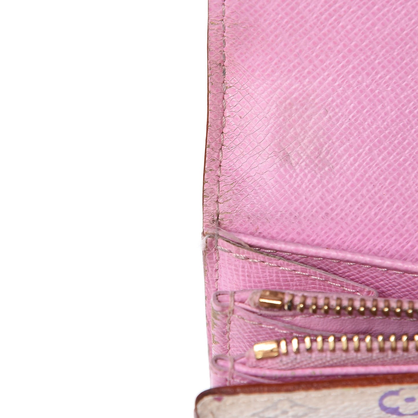 Monogram Multicolor Sarah Wallet White Litchi