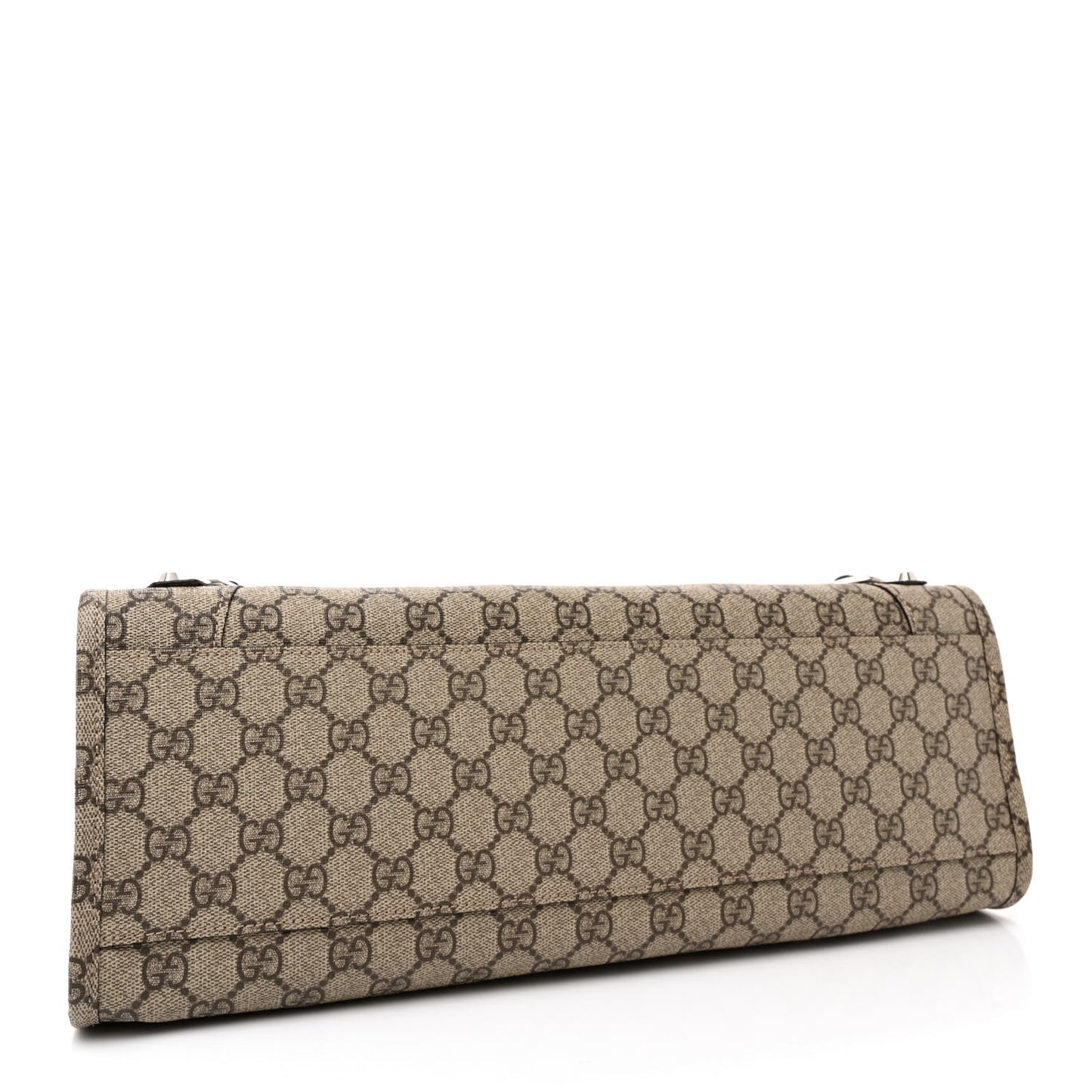 X GUCCI GG Supreme Monogram Neo Classic Silver Hardware City Beige Ebony