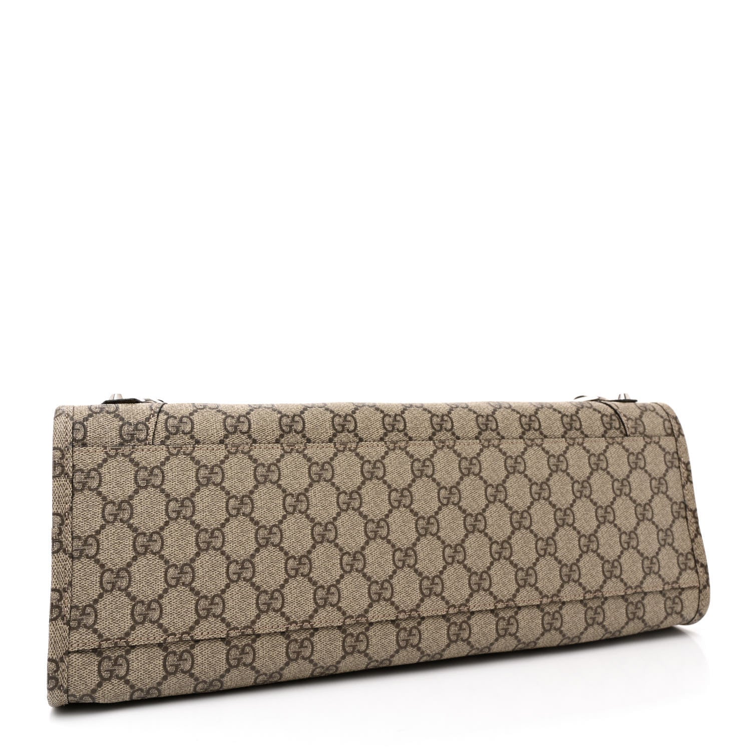 Balenciaga X GUCCI GG Supreme Monogram Neo Classic Silver Hardware City Beige Ebony 4 of 11