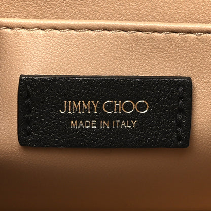 Jimmy Choo Box Calfskin Diamond Frame Clutch Black 6 of 9