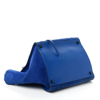 Celine Suede Medium Phantom Luggage Royal Blue 4 of 10