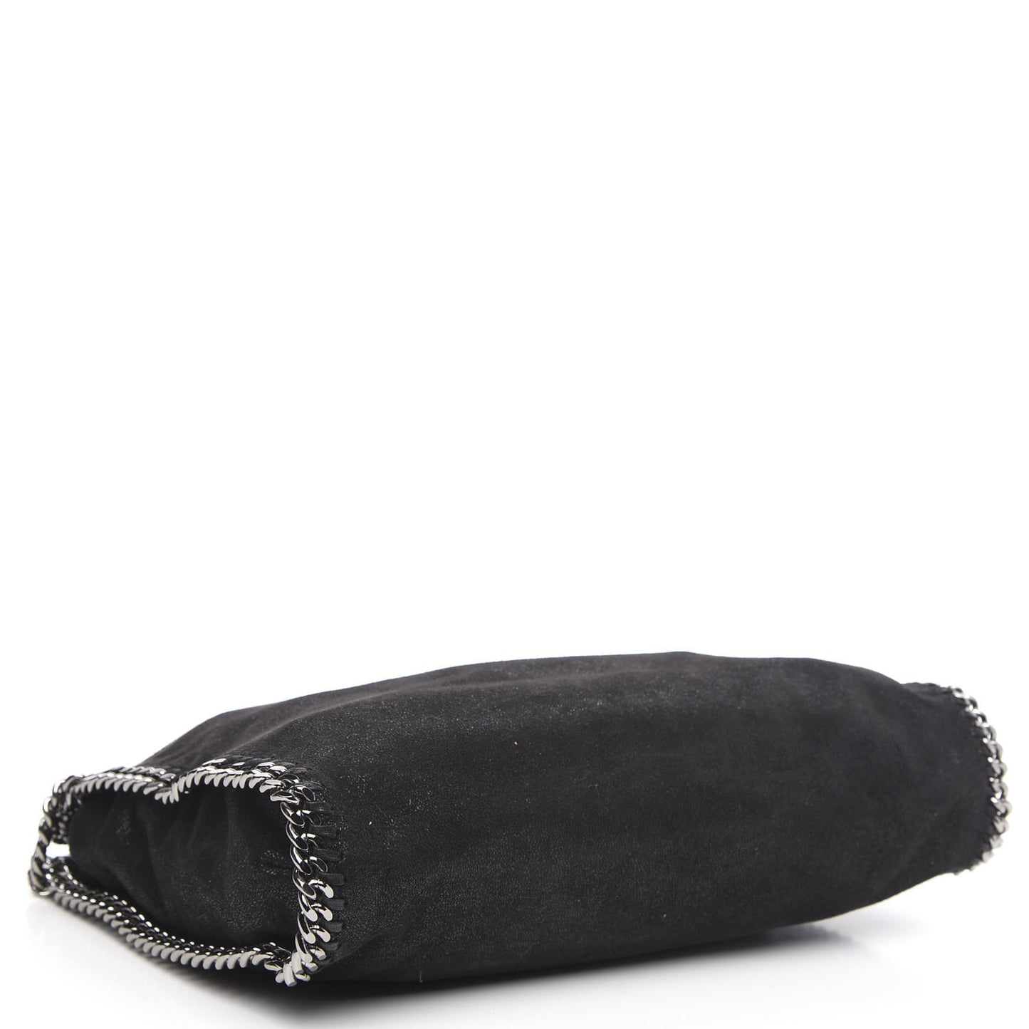 Shaggy Deer Mini Falabella Fold Over Tote Black