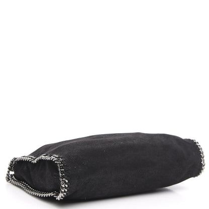 Stella McCartney Shaggy Deer Mini Falabella Fold Over Tote Black 4 of 9