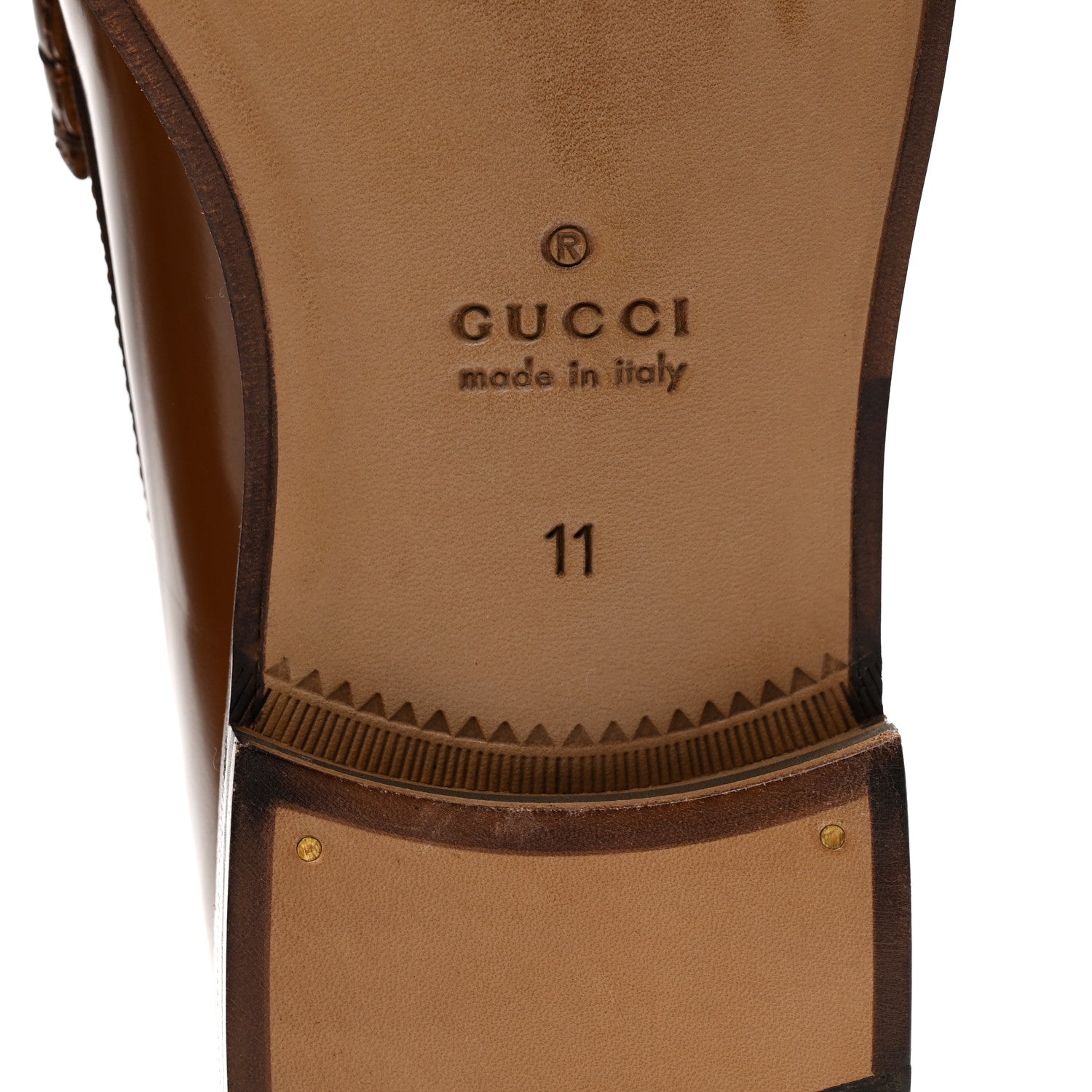 Gucci Calfskin Womens Interlocking G Millennial Ribot Loafers 37.5 Cuir 11 Cuir 7 of 10