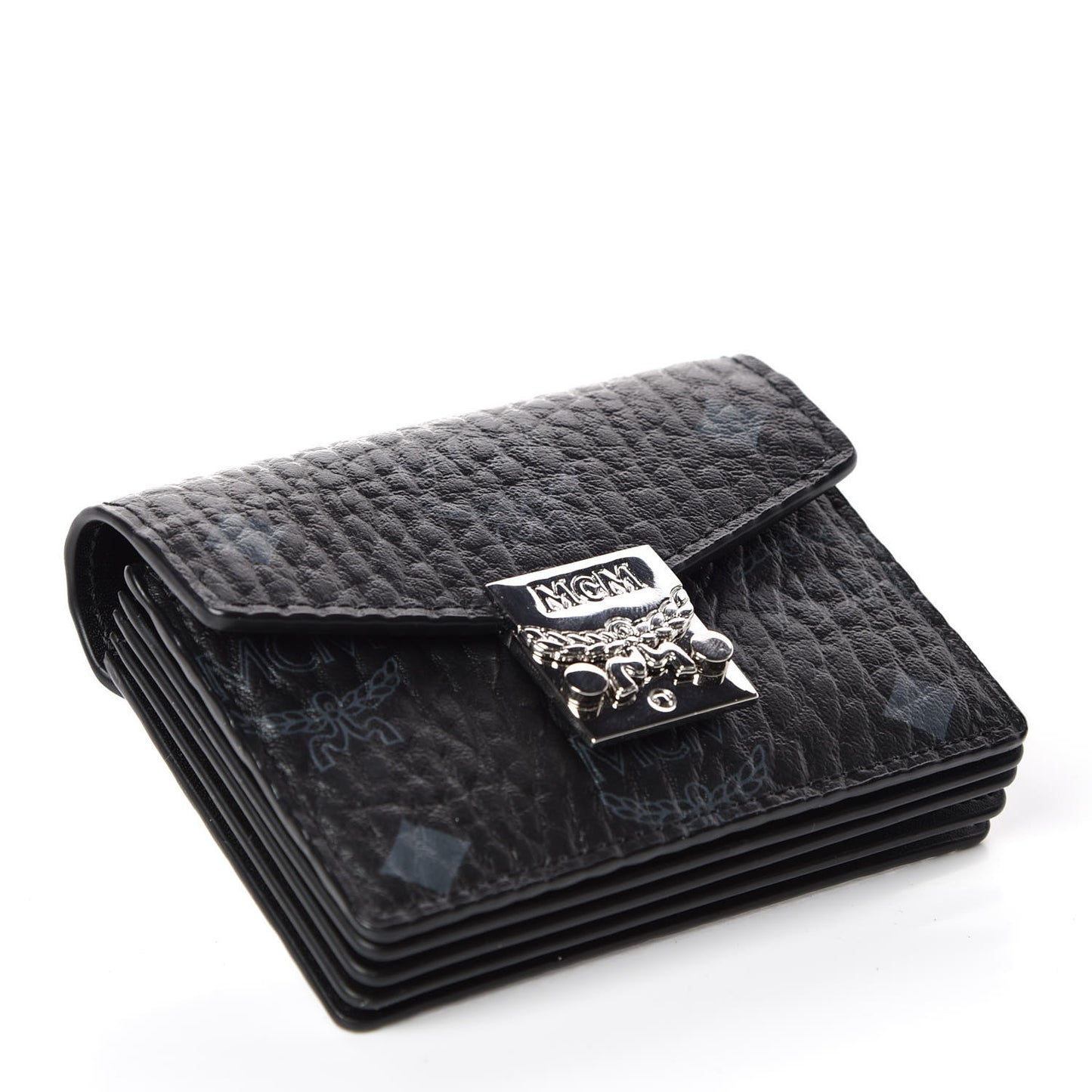 Visetos Mini Accordion Card Wallet Black