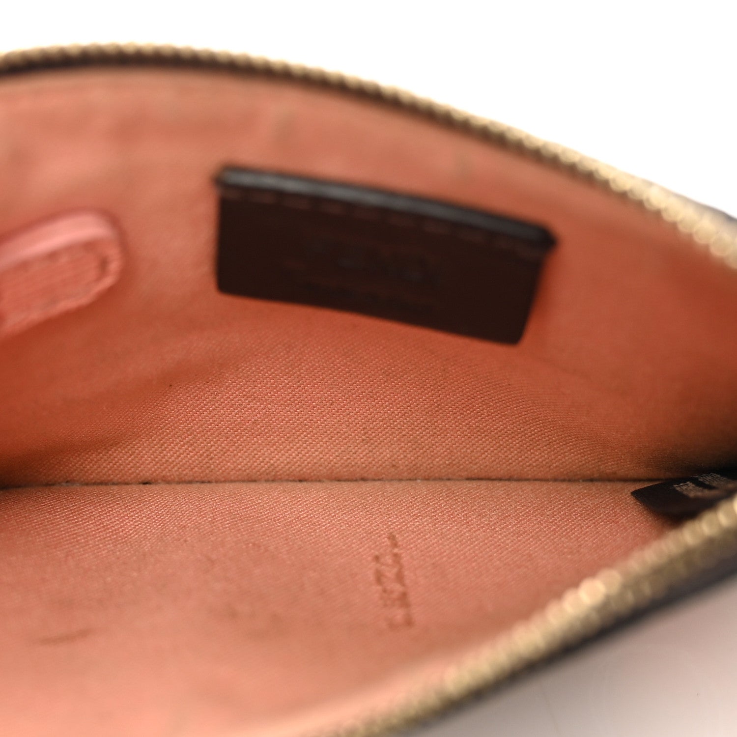 Fendi Zucca Spalmati Umbrella Print Coin Pouch Key Case Tobacco 5 of 9