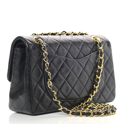 Chanel Lambskin Quilted Small Double Flap Black 2 of 12