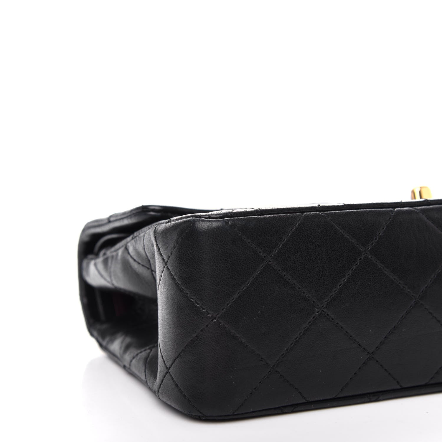 Chanel Lambskin Quilted Small Double Flap Black 8 of 10