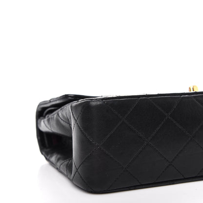 Chanel Lambskin Quilted Small Double Flap Black 8 of 10