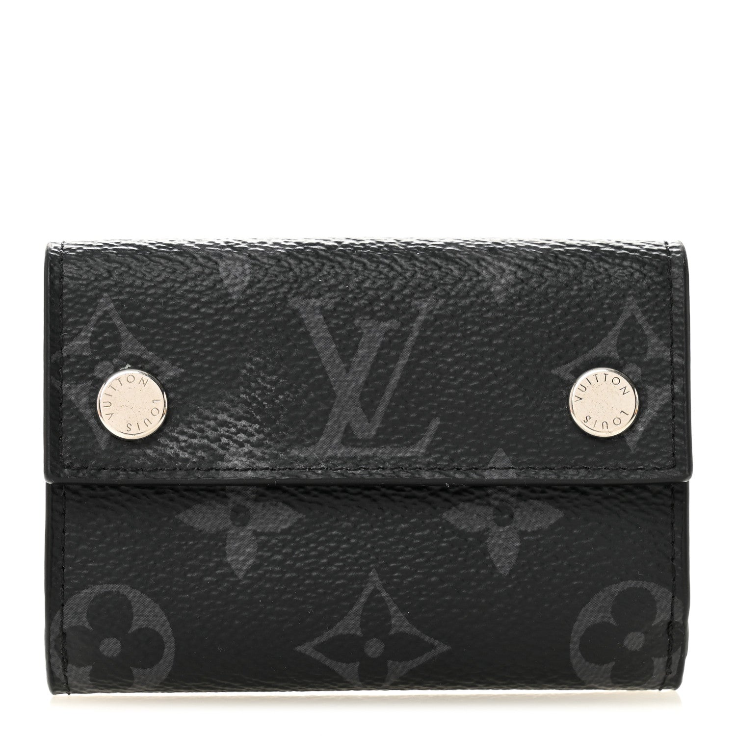 Louis Vuitton Monogram Eclipse Discovery Compact Wallet 1 of 7