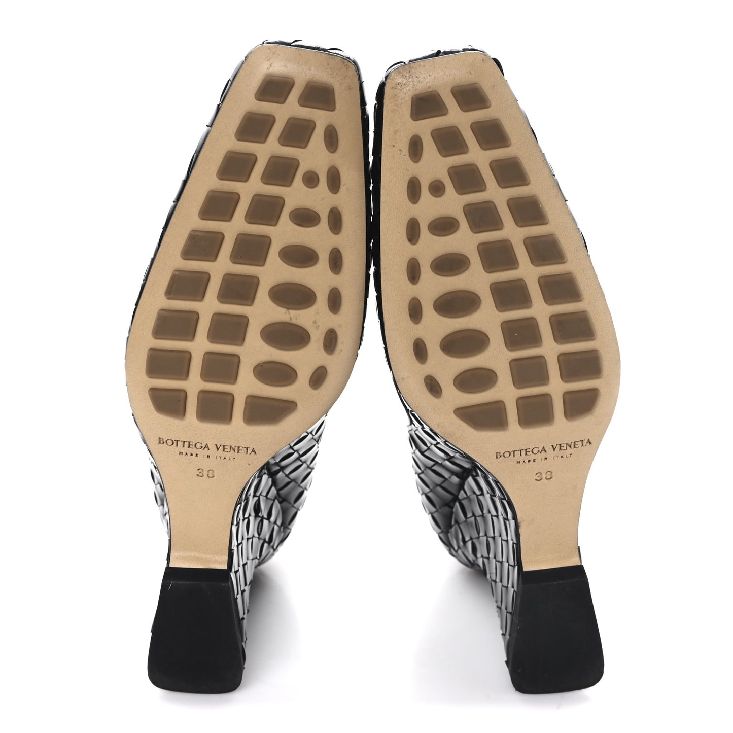 Nappa Intrecciato Comet Pumps 38 Black