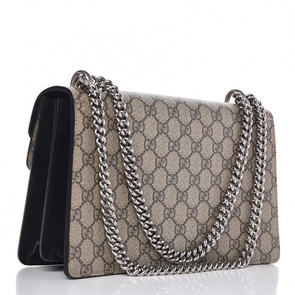 Gucci GG Supreme Monogram Small Dionysus Shoulder Bag Black 3 of 10
