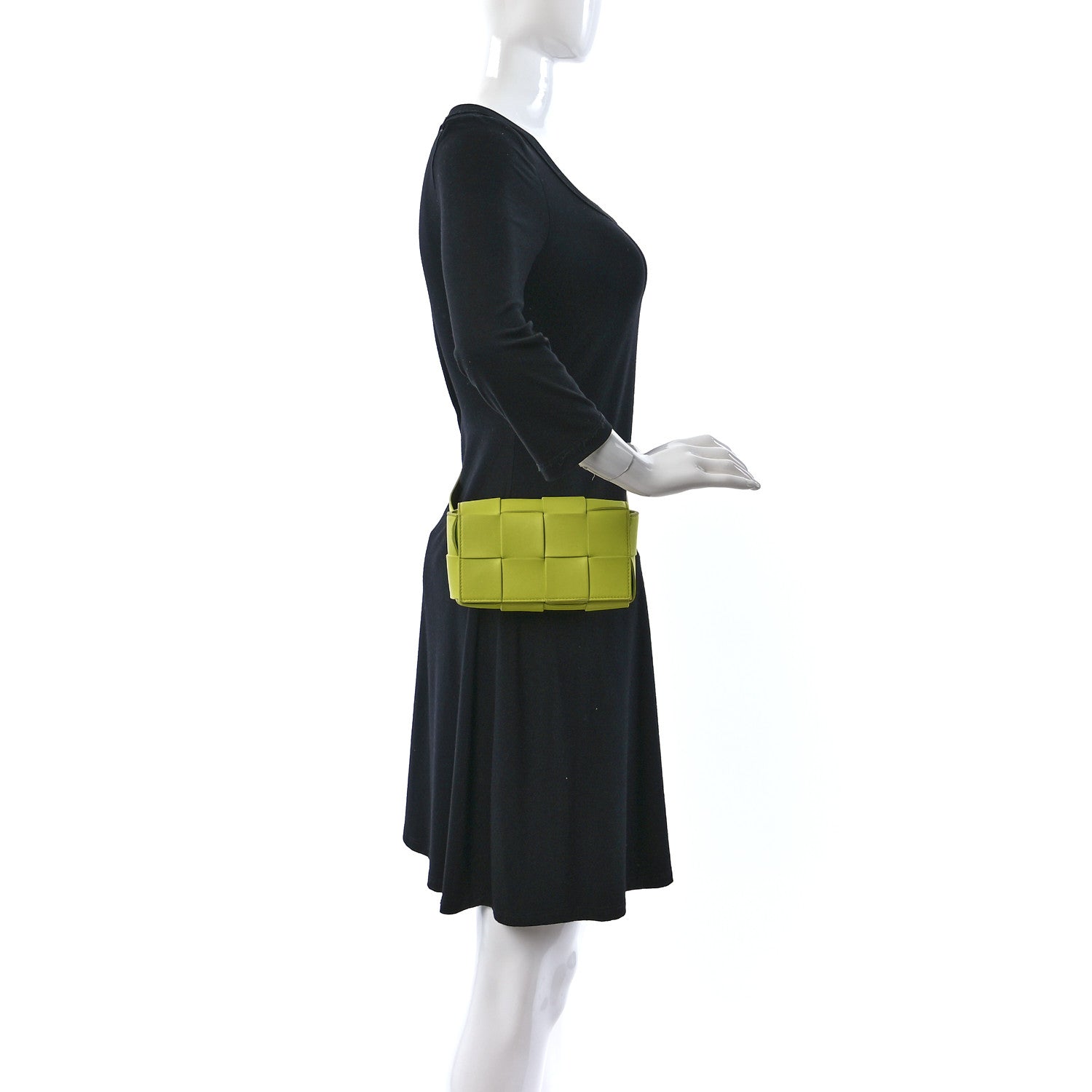 Bottega Veneta Nappa Maxi Intreccio The Belt Cassette Bag Kiwi 2 of 13